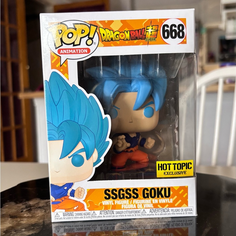 Funko Pop! Animation: Dragon Ball Super SSGSS Goku (Hot Topic Exclusive) #668